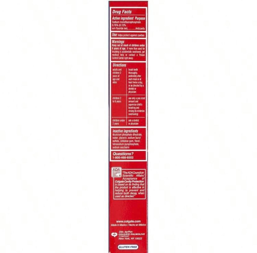 Colgate Tooth Paste Cavity Protection